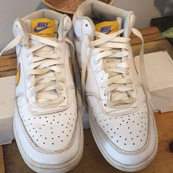 Nike court vision laker shoes main image 5